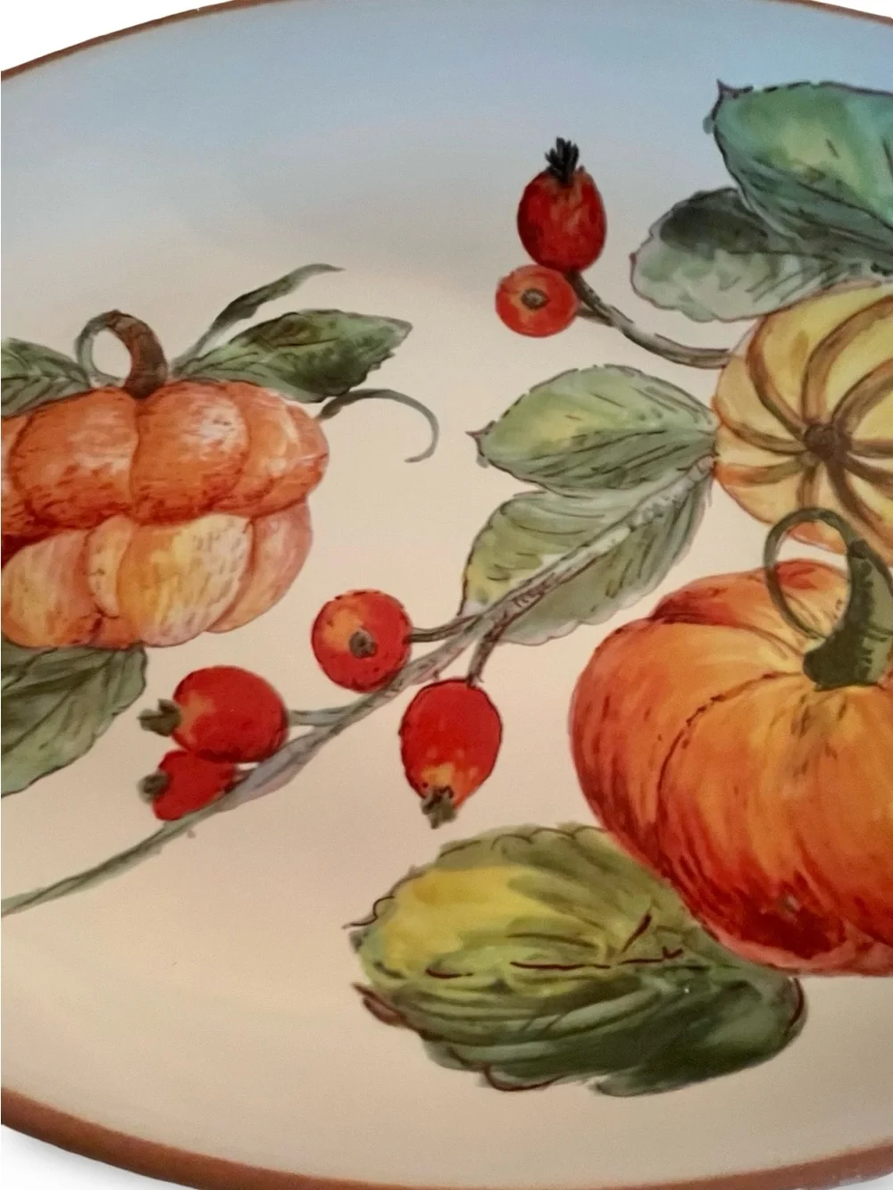 Italian ceramic Serving Platter Ceramica Mendichi Autumn Dinnerware
